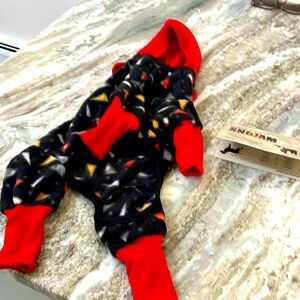 Ultra paws snow jam dog fleece coat size P- 12”